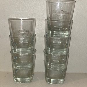 Seven Jack Daniels glasses
